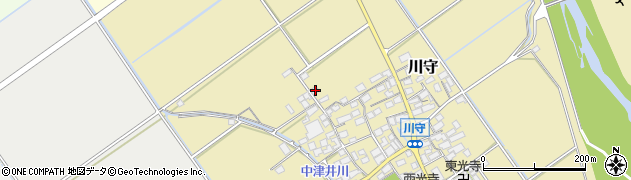 滋賀県蒲生郡竜王町川守521周辺の地図