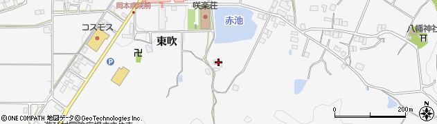 兵庫県丹波篠山市東吹1373周辺の地図