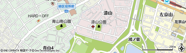 愛知県名古屋市緑区漆山1208周辺の地図