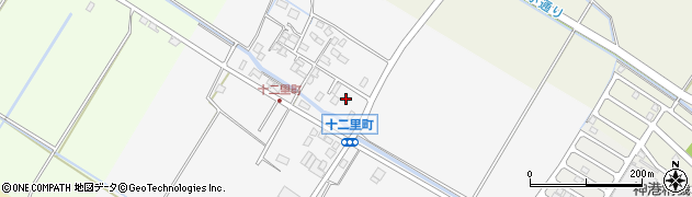 滋賀県守山市十二里町294周辺の地図