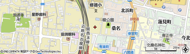 三重県桑名市畷町周辺の地図