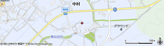 兵庫県神崎郡神河町中村709周辺の地図