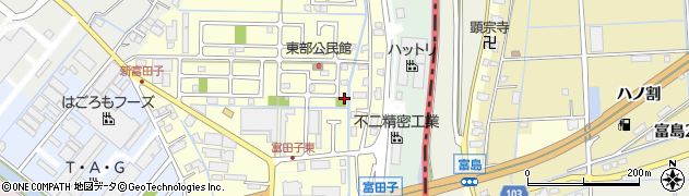 新富田子C公園周辺の地図