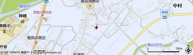 兵庫県神崎郡神河町中村101周辺の地図