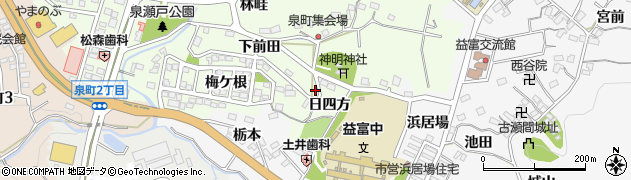 愛知県豊田市泉町下前田21周辺の地図