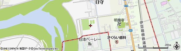 静岡県田方郡函南町日守1330周辺の地図