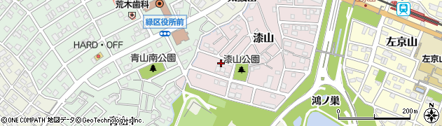 愛知県名古屋市緑区漆山1205周辺の地図