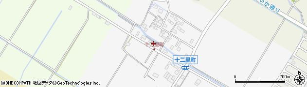 滋賀県守山市十二里町214周辺の地図