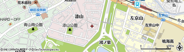 愛知県名古屋市緑区漆山517周辺の地図