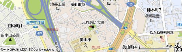 愛知県豊田市美山町周辺の地図