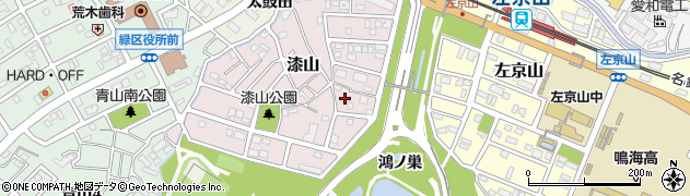 愛知県名古屋市緑区漆山516周辺の地図