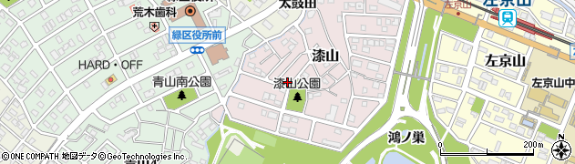愛知県名古屋市緑区漆山1114周辺の地図