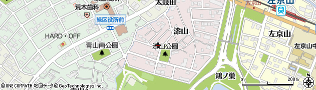 愛知県名古屋市緑区漆山1115周辺の地図