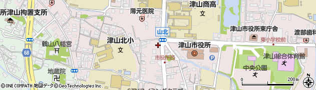 津山メンタルケアサービス夢周辺の地図