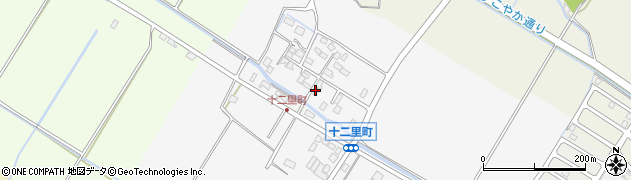 滋賀県守山市十二里町305周辺の地図