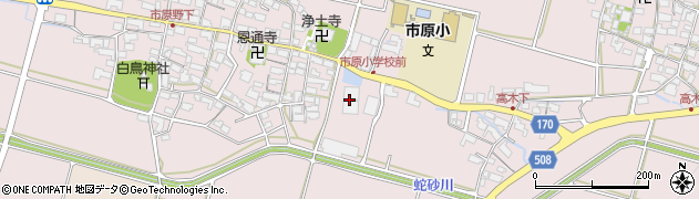 滋賀県東近江市市原野町23周辺の地図