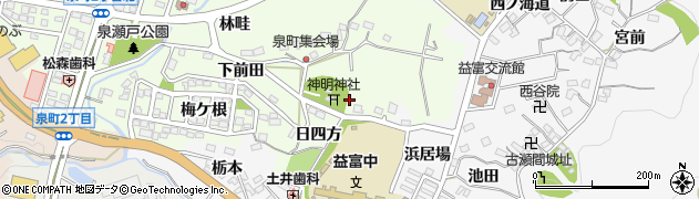 愛知県豊田市泉町周辺の地図