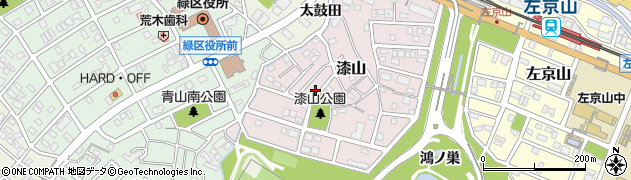 愛知県名古屋市緑区漆山1110周辺の地図