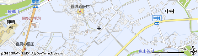 兵庫県神崎郡神河町中村122周辺の地図
