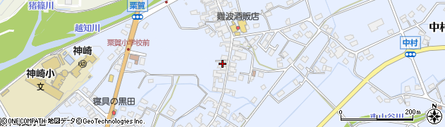兵庫県神崎郡神河町中村555周辺の地図