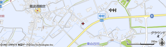 兵庫県神崎郡神河町中村746-1周辺の地図