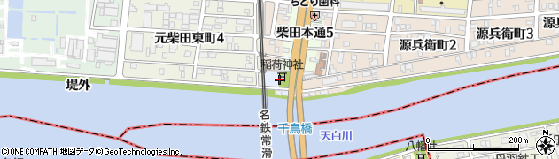 愛知県名古屋市南区鳴尾町ハノ割周辺の地図