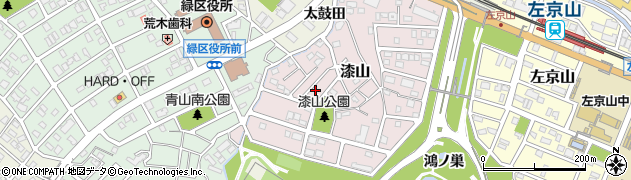 愛知県名古屋市緑区漆山1111周辺の地図
