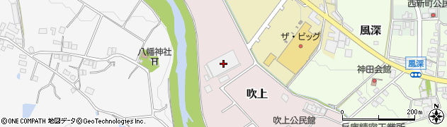 兵庫県丹波篠山市吹上10周辺の地図