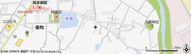 兵庫県丹波篠山市東吹1384周辺の地図