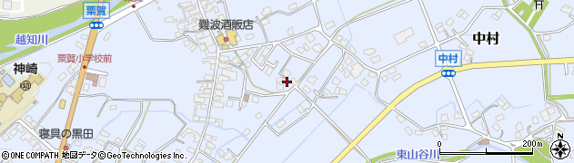 兵庫県神崎郡神河町中村121周辺の地図