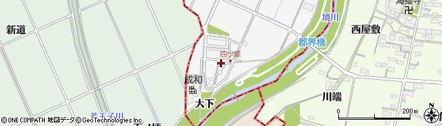 愛知県東郷町（愛知郡）春木（四ツ塚）周辺の地図