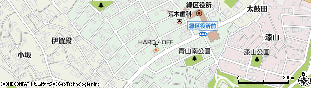 愛知県名古屋市緑区青山周辺の地図
