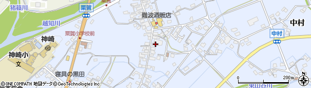 兵庫県神崎郡神河町中村93周辺の地図