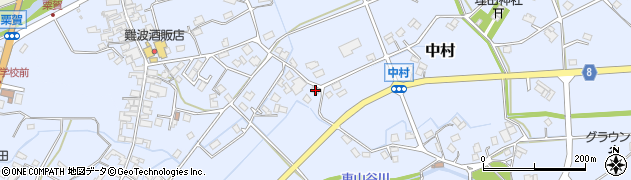 兵庫県神崎郡神河町中村753-1周辺の地図