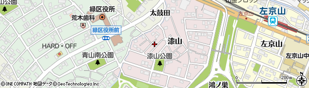 愛知県名古屋市緑区漆山1014周辺の地図