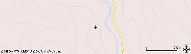 愛知県設楽町（北設楽郡）三都橋（北ノ向）周辺の地図