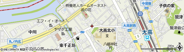 愛知県名古屋市緑区大高町鳥戸周辺の地図