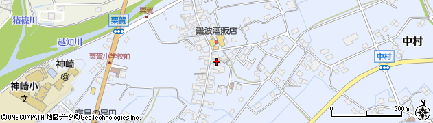 兵庫県神崎郡神河町中村95周辺の地図