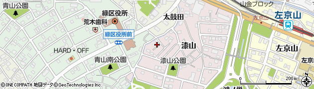 愛知県名古屋市緑区漆山1036周辺の地図