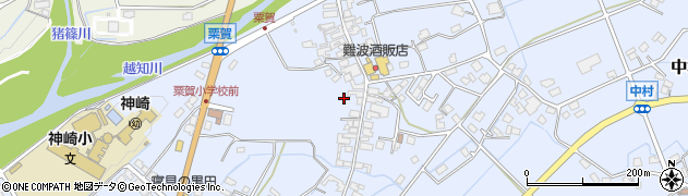 兵庫県神崎郡神河町中村69周辺の地図