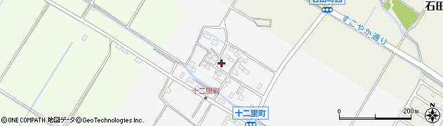 滋賀県守山市十二里町318周辺の地図
