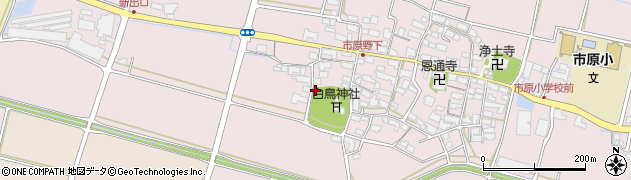 滋賀県東近江市市原野町2127周辺の地図