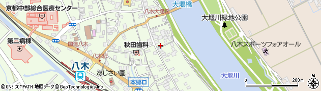京都府南丹市八木町八木（鹿草）周辺の地図