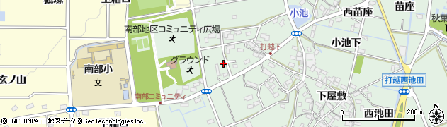 愛知県みよし市打越町（九蔵釜）周辺の地図