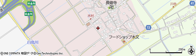 滋賀県東近江市木村町116周辺の地図