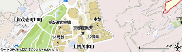 京都産業大学神山天文台周辺の地図