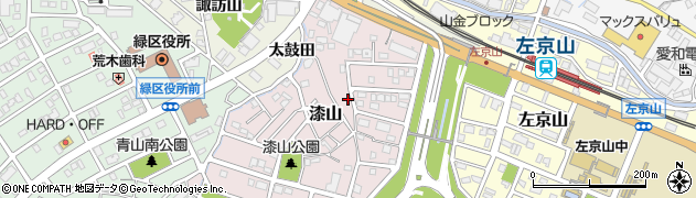 愛知県名古屋市緑区漆山207周辺の地図