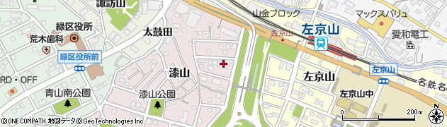愛知県名古屋市緑区漆山407周辺の地図