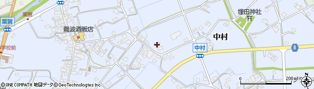兵庫県神崎郡神河町中村421周辺の地図