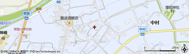 兵庫県神崎郡神河町中村127周辺の地図